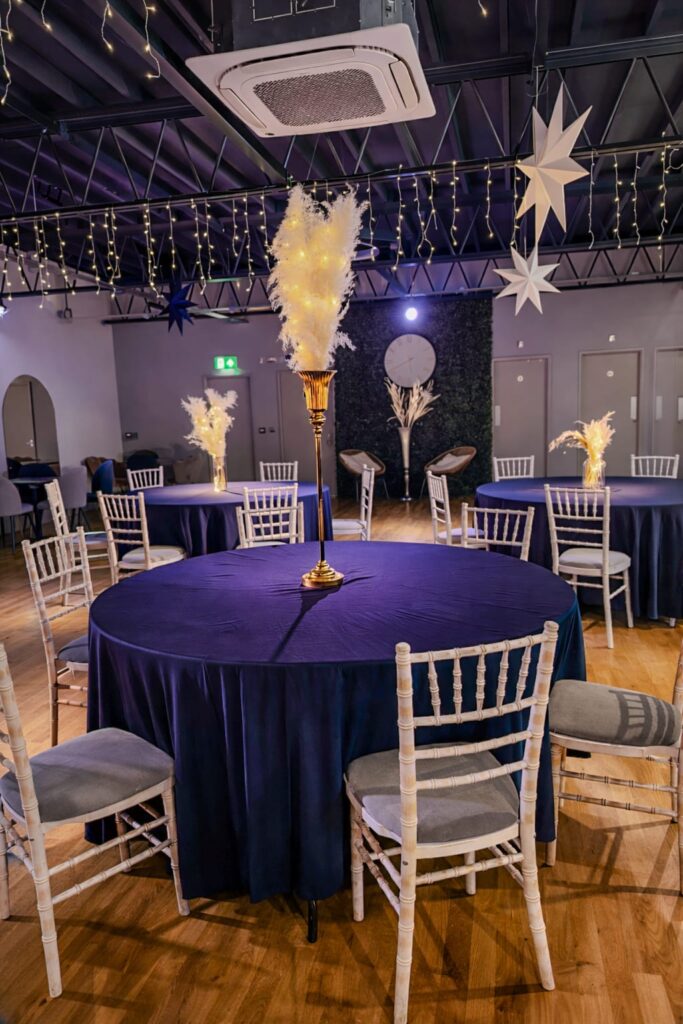 A real event dressed in the space
